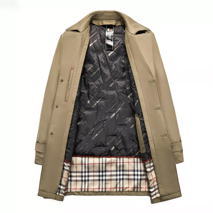 burberry trench coat veste manches longues pour homme s_127225b:Burberry veste cuir homme2